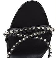 Kitlife Christian Louboutin Tatoosh Spikes 85mm Leather Sandals Black - 4