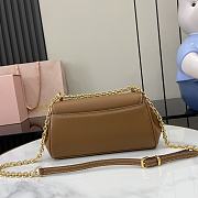Kitlife MiuMiu Baguette Bag Brown 5BD266 24x13.5x9cm - 4