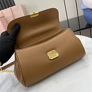 Kitlife MiuMiu Baguette Bag Brown 5BD266 24x13.5x9cm - 5