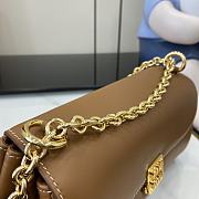 Kitlife MiuMiu Baguette Bag Brown 5BD266 24x13.5x9cm - 3