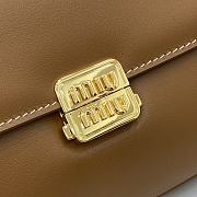 Kitlife MiuMiu Baguette Bag Brown 5BD266 24x13.5x9cm - 2