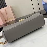 Kitlife MiuMiu Baguette Bag Grey 5BD266 24x13.5x9cm - 6