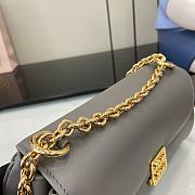 Kitlife MiuMiu Baguette Bag Grey 5BD266 24x13.5x9cm - 5