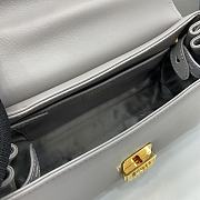 Kitlife MiuMiu Baguette Bag Grey 5BD266 24x13.5x9cm - 4