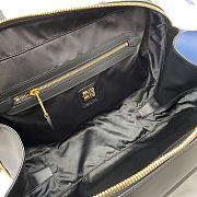 Kitlife MiuMiu Black Leather Beau Shoulder Bag 34x23x12cm - 4