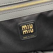 Kitlife MiuMiu Black Leather Beau Shoulder Bag 34x23x12cm - 3