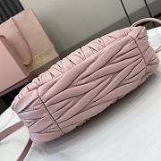Kitlife MiuMiu Wander Hobo Bag Pink 28x27x10cm - 5