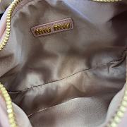 Kitlife MiuMiu Wander Hobo Bag Pink 28x27x10cm - 3