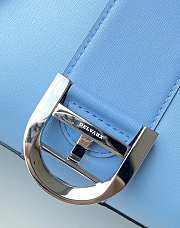 Kitlife Delvaux Brillant Box Leather Bag in Blue 20x10x16cm - 2