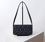 Kitlife Miss Dior Flap Bag Blue Miss Dior Allover Denim 22x11x6cm - 5