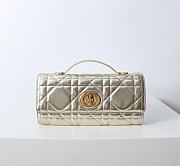 Kitlife Dior Miss Caro Top Handle Pouch Gold 24x12x4cm - 1