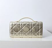 Kitlife Dior Miss Caro Top Handle Pouch Gold 24x12x4cm - 4