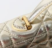 Kitlife Dior Miss Caro Top Handle Pouch Gold 24x12x4cm - 3