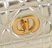 Kitlife Dior Miss Caro Top Handle Pouch Gold 24x12x4cm - 2