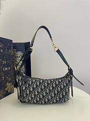 Kitlife Dior D-Journey Bag Blue Oblique 25.5x14.5x14cm  - 1