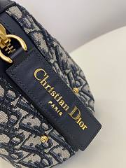 Kitlife Dior D-Journey Bag Blue Oblique 25.5x14.5x14cm  - 6