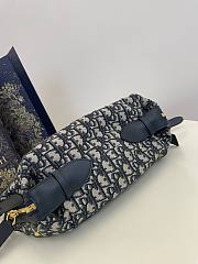 Kitlife Dior D-Journey Bag Blue Oblique 25.5x14.5x14cm  - 3