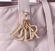 Kitlife Dior Small Toujours Vertical Tote Bag Pink 16×18×12cm - 3