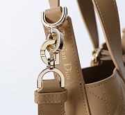 Kitlife Dior Small Toujours Vertical Tote Bag Brown 16×18×12cm - 3
