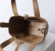 Kitlife Dior Small Toujours Vertical Tote Bag Brown 16×18×12cm - 2