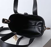 Kitlife Dior Small Toujours Vertical Tote Bag Black 16×18×12cm - 5