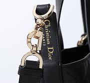 Kitlife Dior Small Toujours Vertical Tote Bag Black 16×18×12cm - 3
