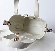 Kitlife Dior Small Toujours Vertical Tote Bag White 16×18×12cm - 6