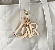 Kitlife Dior Small Toujours Vertical Tote Bag White 16×18×12cm - 2
