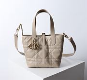 Kitlife Dior Small Toujours Vertical Tote Bag Beige 16×18×12cm - 1