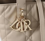 Kitlife Dior Small Toujours Vertical Tote Bag Beige 16×18×12cm - 3