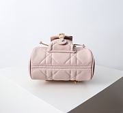 Kitlife Dior Caro Backpack Pink 19.5x18.5x8.5cm  - 6