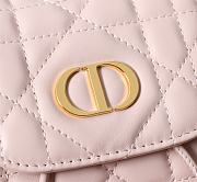 Kitlife Dior Caro Backpack Pink 19.5x18.5x8.5cm  - 2