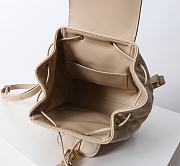 Kitlife Dior Caro Backpack Beige 19.5x18.5x8.5cm - 3