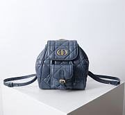 Kitlife Dior Caro Backpack Blue 19.5x18.5x8.5cm - 1