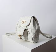Kitlife Dior Caro Backpack White 19.5x18.5x8.5cm - 6