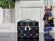 Kitlife Louis Vuitton Nice Nano Cosmetic Bag Multicolor Black M14033 14x8.5x10.2cm - 1
