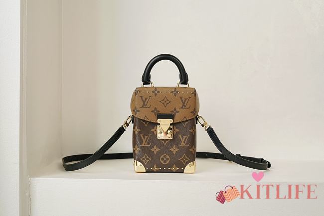 Kitlife Louis Vuitton Camera Box 2Way Chain Shoulder Hand Bag M82465 12.5x17.6x6cm - 1