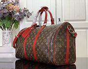 Kitlife Louis Vuitton Keepall Bandoulière 50 Red M12630 50x29x23cm - 4