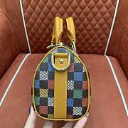 Kitlife Louis Vuitton Keepall Bandoulière 25 Bag LVers Damier Ebene Canvas N00148 25x15x11cm - 4
