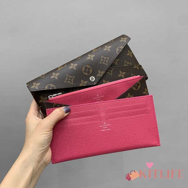 Kitlife Louis Vuitton Kirigami Organizer Wallet Pink M12403 23x11x2cm - 1