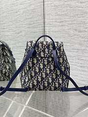 Kitlife Dior Mini Backpack Blue Oblique 18x10x19.5cm - 4