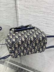 Kitlife Dior Mini Backpack Blue Oblique 18x10x19.5cm - 3