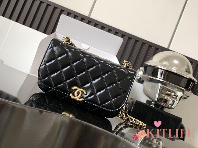 Kitlife Chanel 23A Flap Crossbody Chain Bag 18x11x4cm - 1