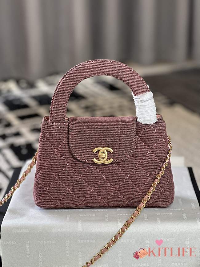 Kitlife Chanel 24A Kelly Bag Brown 19x13x7cm - 1