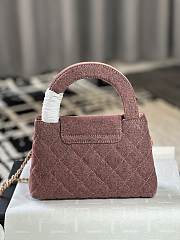 Kitlife Chanel 24A Kelly Bag Brown 19x13x7cm - 5