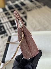 Kitlife Chanel 24A Kelly Bag Brown 19x13x7cm - 6