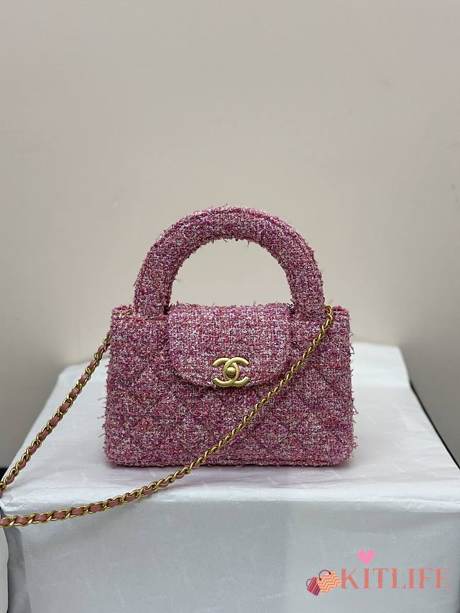 Kitlife Chanel 24A Kelly Bag Pink 19x13x7cm - 1