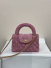 Kitlife Chanel 24A Kelly Bag Pink 19x13x7cm - 1