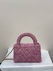 Kitlife Chanel 24A Kelly Bag Pink 19x13x7cm - 6
