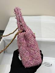 Kitlife Chanel 24A Kelly Bag Pink 19x13x7cm - 5